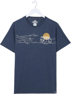 VW Navy Sea & Surf Short Sleeve T-Shirt
