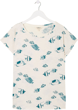 Ivy Ivory Shoal Shoal Printed T Shirt