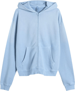 Skims Women's Blue French Terry Hoodie