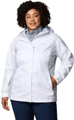 Columbia Women's Blue S Arcadia Ii Jacket White/cirrus Gray Xx-large
