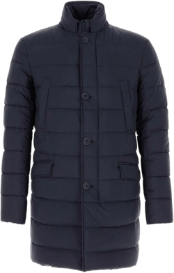 Herno Women's Blue Nylon Padded Jacket
