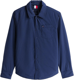 Tommy Hilfiger Men's Blue Packable Shirt Jacket