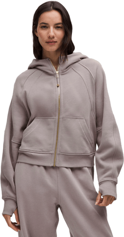 lululemon Women's Brown Scuba Oversized Full-Zip Hoodie