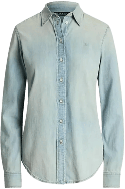 Ralph Lauren Women's Blue Denim Shirts