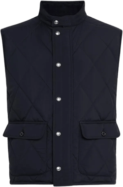 Ralph Lauren Men's Blue Carleton Quilted Down Vest