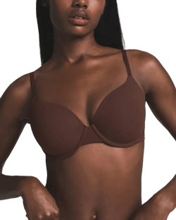 Skims Women's Brown Fits Everybody T Shirt Bra