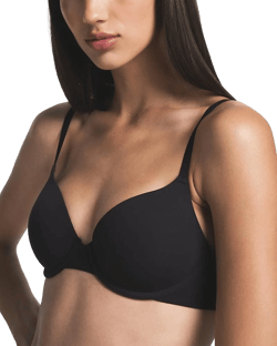 Skims Women's Black Fits Everybody T Shirt Bra