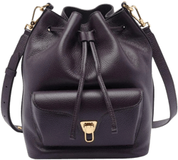 Coccinelle Women's Blue Beat Generation Medium Bucket Bag