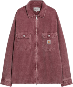 Carhartt Men's Red Reynold Shirt Jacket Dusky