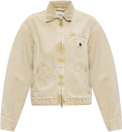 Carhartt Women's Natural Jacket With Logo Patch