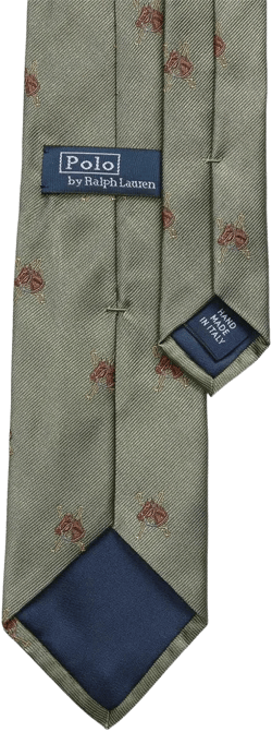 Polo Ralph Lauren Men's Green Embroidered Tie