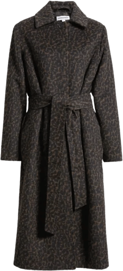 Nordstrom Women's Black Belted Jacket