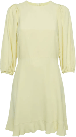 ruffle-detailing midi dress