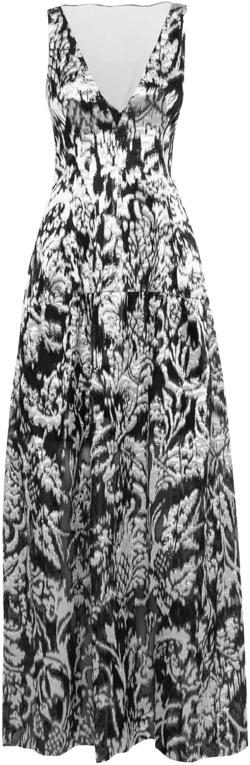 v-neck dress