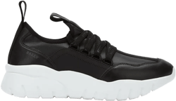 lace-up leather sneakers 