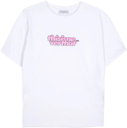logo-print cotton shirt