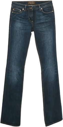 pre-owned sequin-embellished jeans