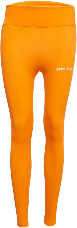 pre-owned striped high-waisted leggings