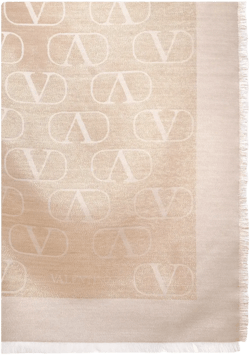monogram-logo scarf