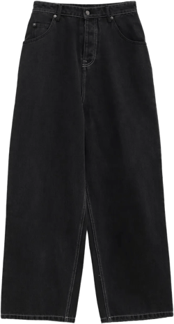 star-studded baggy jeans