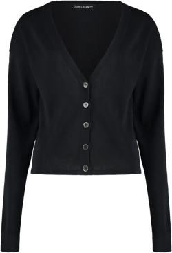 button-front cardigan