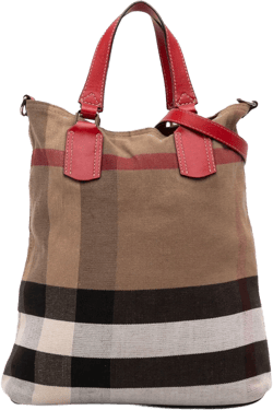2000-2017 Mega Check Canvas Tottenham Brit satchel