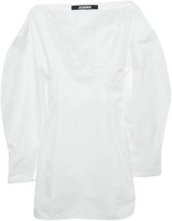 2024 cut-out poplin dress