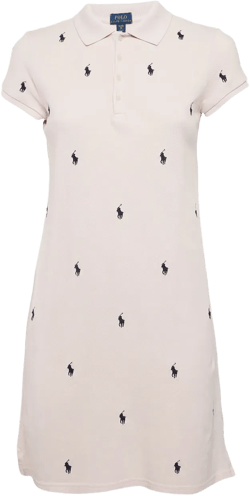 logo-print cotton dress