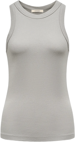 ribbed cotton tank top