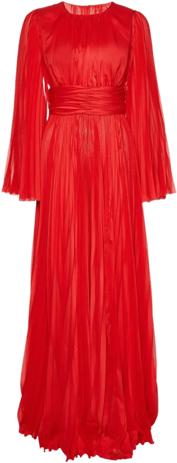 chiffon maxi dress