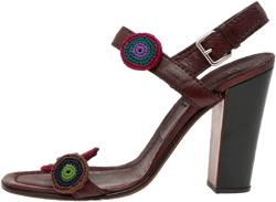105mm embroidered-detail sandals