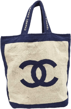 CC terry-cloth tote bag