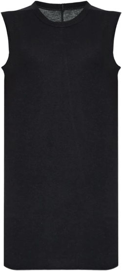 round-neck sleeveless vest