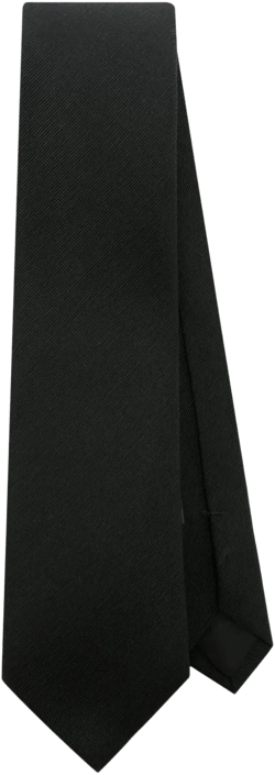 pointed-tip faille tie