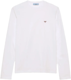 long-sleeved jersey T-shirt