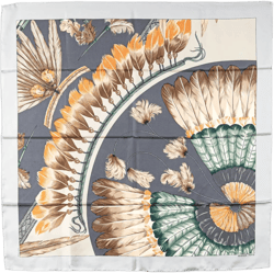 20th Century Brazil Detail Silk Scarf scarves