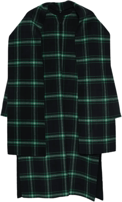 Camilla checked wool coat