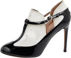 100mm leather pumps 