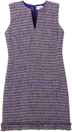 lurex tweed dress
