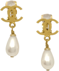1996 CC dangle earrings