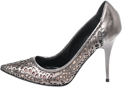 110mm Nova Check heeled pumps