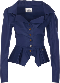 asymmetrical-button shirt