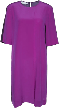 silk panel dress