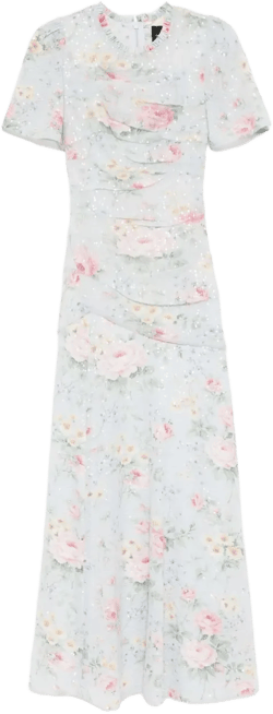 floral-print dress