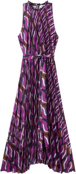 70's printed dress