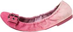 denim ballet flats