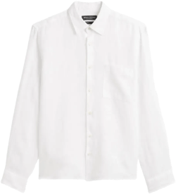 button-up linen shirt