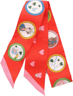 2021 Tea Time silk ribbon scarf