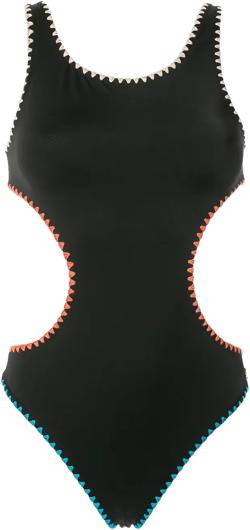 crochet cut-out one-piece