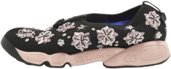 Fusion floral-embellishments slip-on sneakers